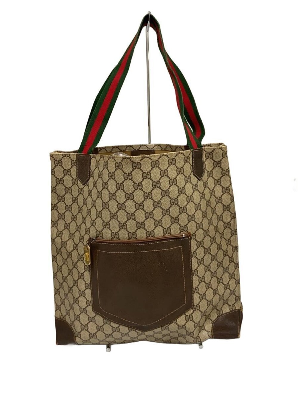 Gucci GG Supreme Web Sherry Line tote bag monogram web Brown